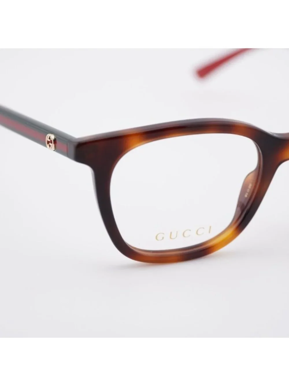 Gucci GG1864O 002 Eyeglasses Havana 50mm Square Frame